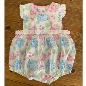 Lullaby Set Highlands Hydrangea Pinafore Bubble size 12mo